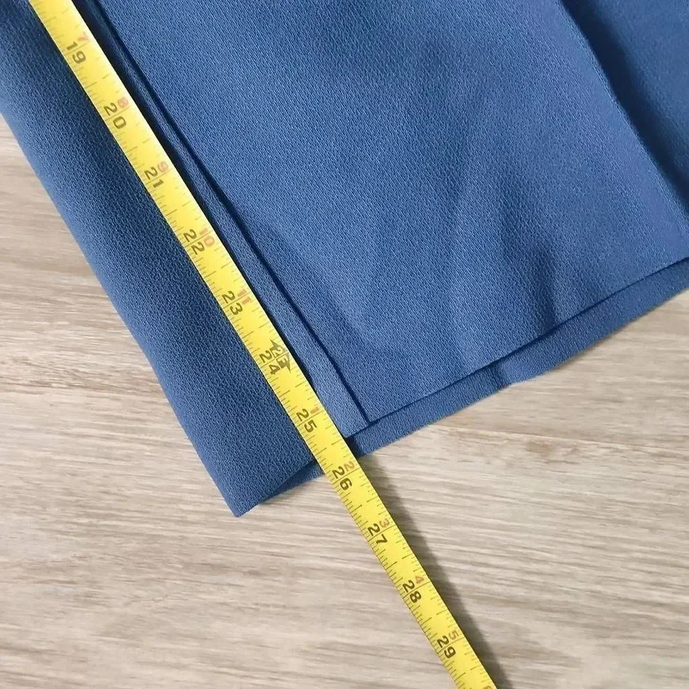 NWT Romeo + Juliet Couture Wide Leg Cropped Culottes - Varsity Blue - Picture 2 of 9